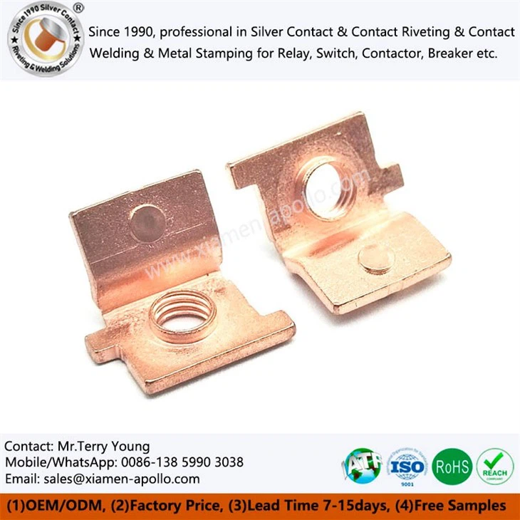 Power Switch Copper Silver Riveted Contact