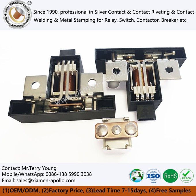 Copper Stamping Terminal for EV Charging Relay Copper Stamping Terminal for EV Charging Relay